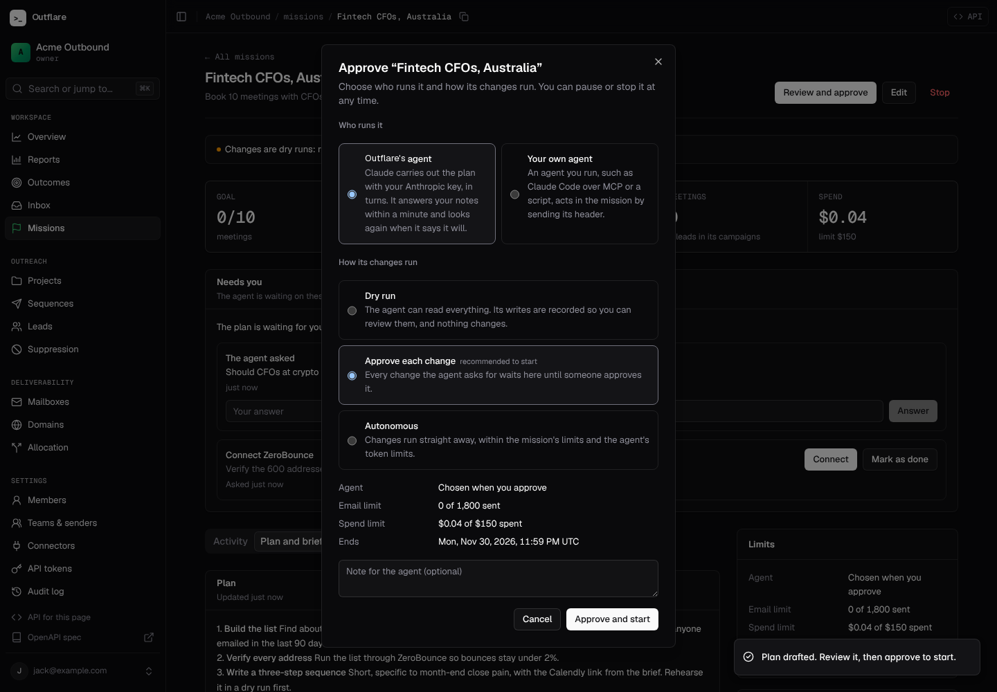 Approving: who runs it, and how its changes run